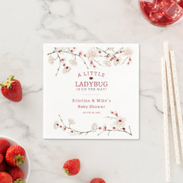 Guardanapo De Papel Uma Pequena Garota De Ladybug