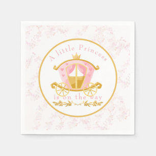 Guardanapo De Papel Uma pequena princesa está a caminho do convite
