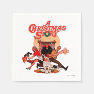 Guardanapo De Papel Uma Poster de Arte de Natal