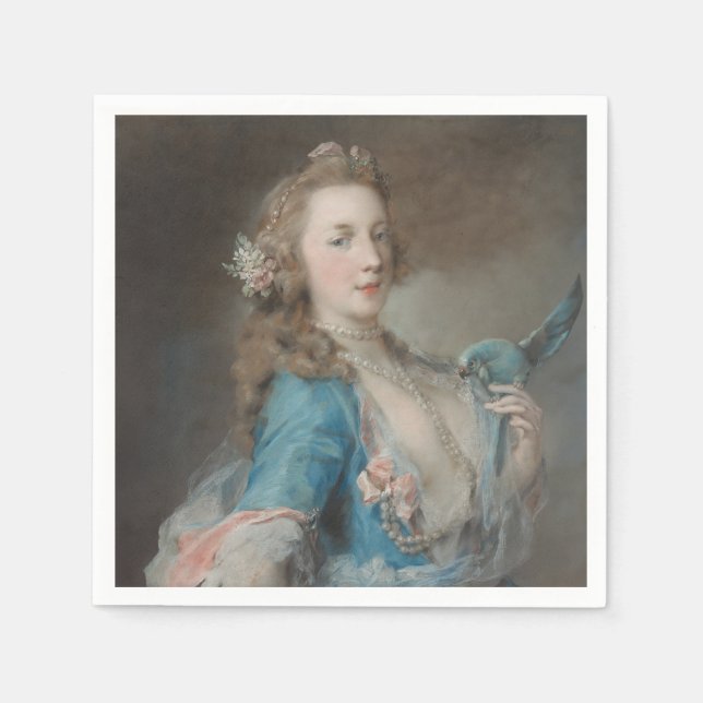 Guardanapo De Papel Uma Selfie com o meu papagaio (Frente)