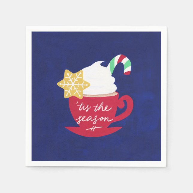 Guardanapo De Papel Uma taça de 'Tis the Season' (Frente)