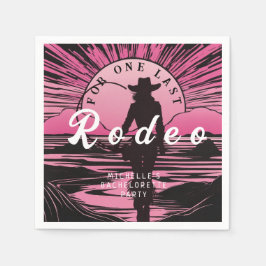 Guardanapo De Papel Uma última Bachelorette Rodeo