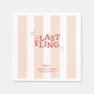 Guardanapo De Papel Uma Única Bachelorette de Fling