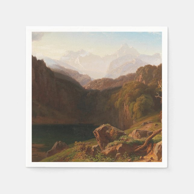 Guardanapo De Papel Uma visão do Grossglockner de Kals (Frente)
