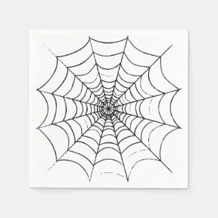 Guardanapo De Papel Uma Web de aranha simples