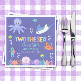 Guardanapo De Papel Under the Sea Birthday – TWO the SEA Girl Theme