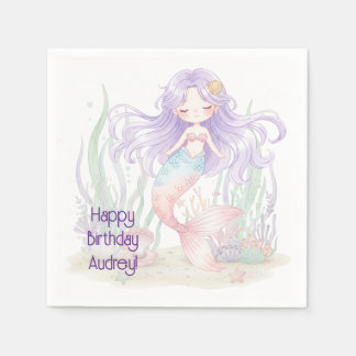 Guardanapo De Papel Under the Sea Cocktail Napkin