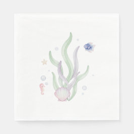 Guardanapo De Papel Under the Sea Napkin