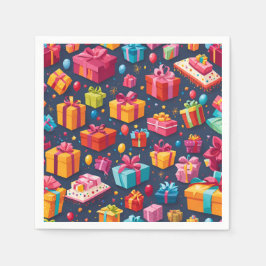 Guardanapo De Papel Une pluie de cadeaux