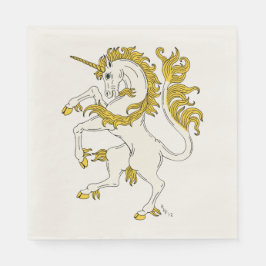 Guardanapo De Papel Unicorn Rampant