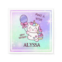 Unicórnio de aniversário! Parabéns para Criança