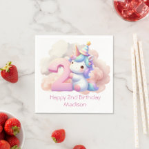 Unicórnio Personalizado Aniversário de 2 anos Meni