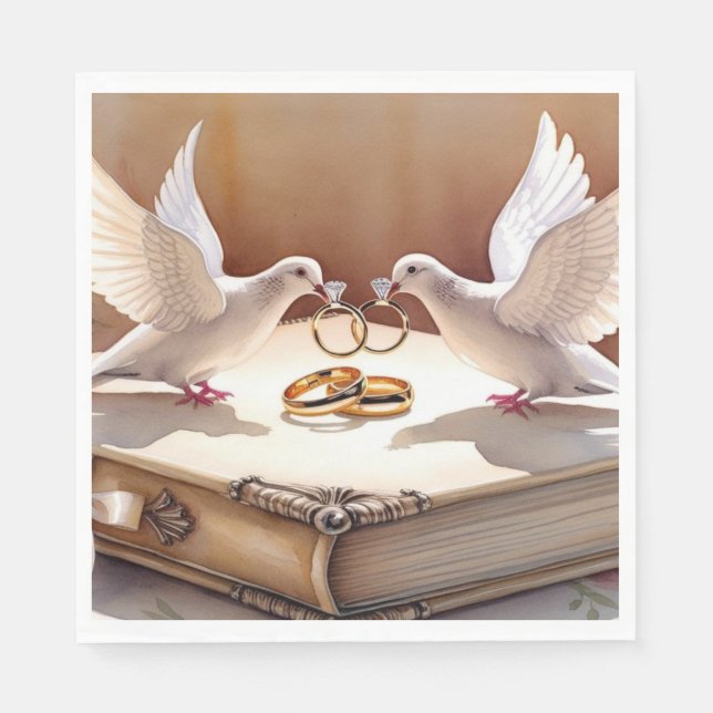 Guardanapo De Papel Unificado no Amor (Frente)