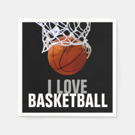 Guardanapo De Papel Uniforme Moderna I Love Basball Party