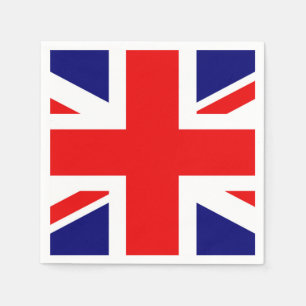 GUARDANAPO DE PAPEL UNION JACK - A BANDEIRA BRITÂNICA