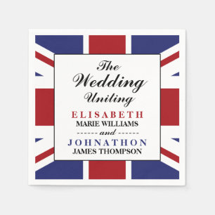 Guardanapo De Papel Union Jack Flag British Wedding