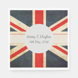 Guardanapo De Papel Union Jack Royal Wedktail Napkins