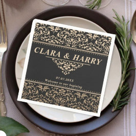 Guardanapo De Papel Unique fancy minimalist boho modern wedding 