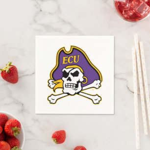 Guardanapo De Papel Universidade da Carolina do Leste   Piratas ECU