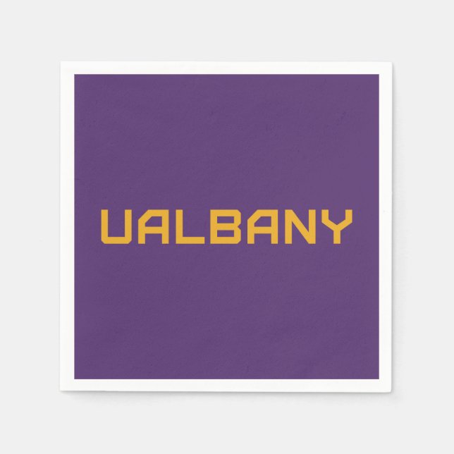 Guardanapo De Papel Universidade de Albany Wordmark (Frente)
