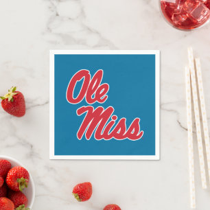 Guardanapo De Papel Universidade do Mississippi   Script Ole Miss