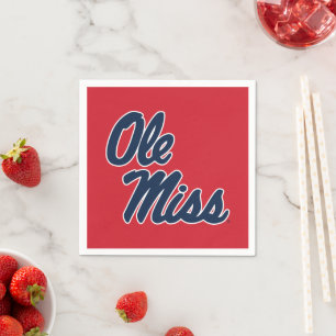 Guardanapo De Papel Universidade do Mississippi Script Ole Miss