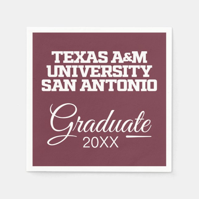 Guardanapo De Papel Universidade do Texas A&M - San Antonio (Frente)