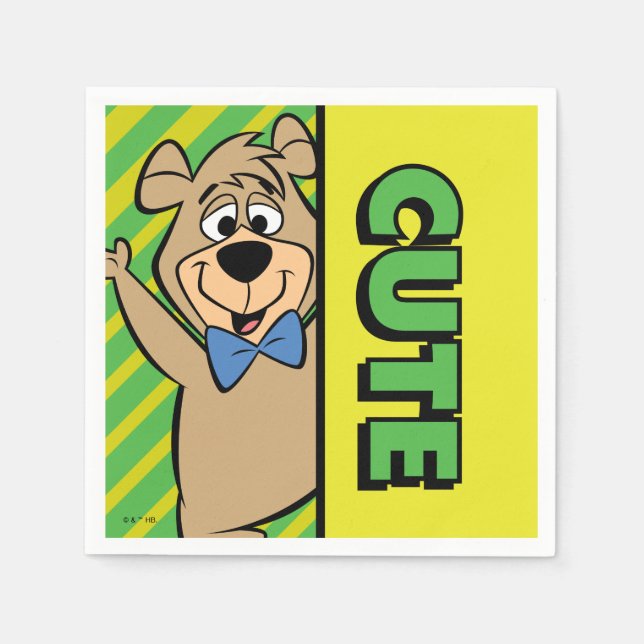 Guardanapo De Papel Urso Boo-Boo Bonito (Frente)