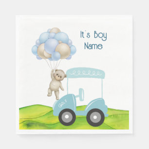 Guardanapo De Papel Urso de Teddy de Golfe É Garoto para Nápoles Chá d