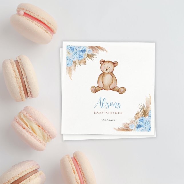 Guardanapo De Papel Urso de Teddy Pampas Grass (Criador carregado)