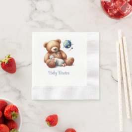 Guardanapo De Papel Urso Menino Sonho Bebê