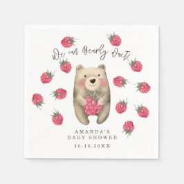 Guardanapo De Papel Urso - podemos esperar chá de fraldas