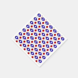 Guardanapo De Papel USA Flag Teabag Folding s1-PAPER NAPKINS