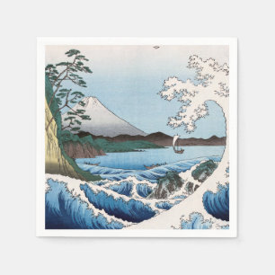 Guardanapo De Papel Utagawa Hiroshige - Mar ao largo de Satta, Provínc