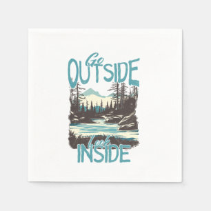 Guardanapo De Papel Vá Lá Fora, Olhe Dentro - A Natureza Adventure