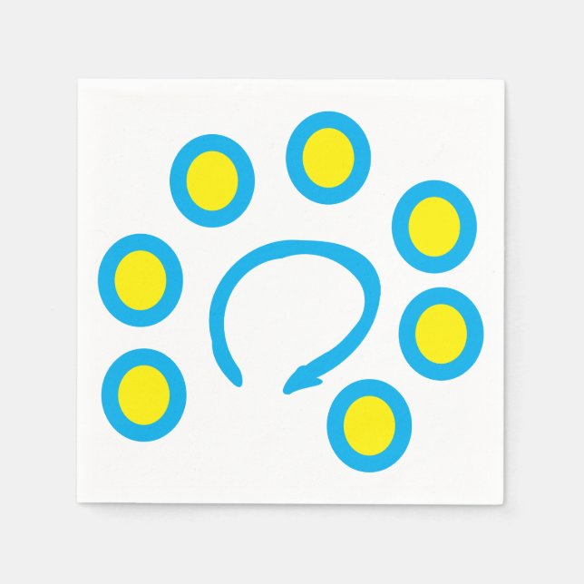 Guardanapo De Papel Vá Redondos Napkins (Frente)