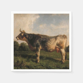 Guardanapo De Papel Vaca em campo (Fazenda animal) (por Filippo Palizz