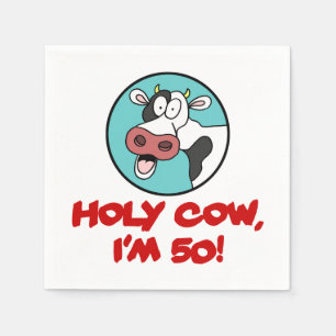 Guardanapo De Papel Vaca santamente eu sou vaca engraçada dos desenho