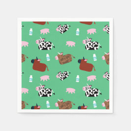 Guardanapo De Papel Vacas Idosas