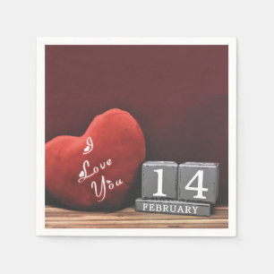 Guardanapo De Papel Valantine Day Napkins