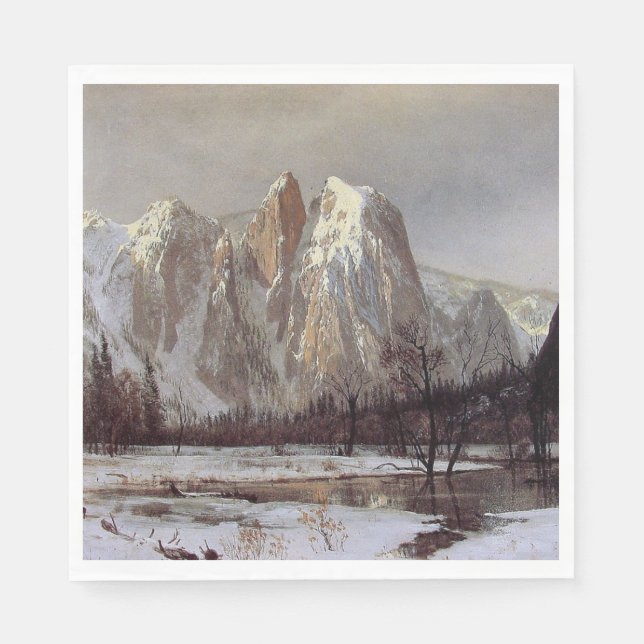 Guardanapo De Papel Vale de Yosemite, Califórnia (Cathedral Rock) (Frente)