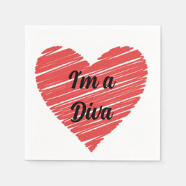 Guardanapo De Papel Valentine Red Happy heart romance graphic