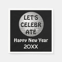 Vamos Celebrar NYE Disco Ball Silver