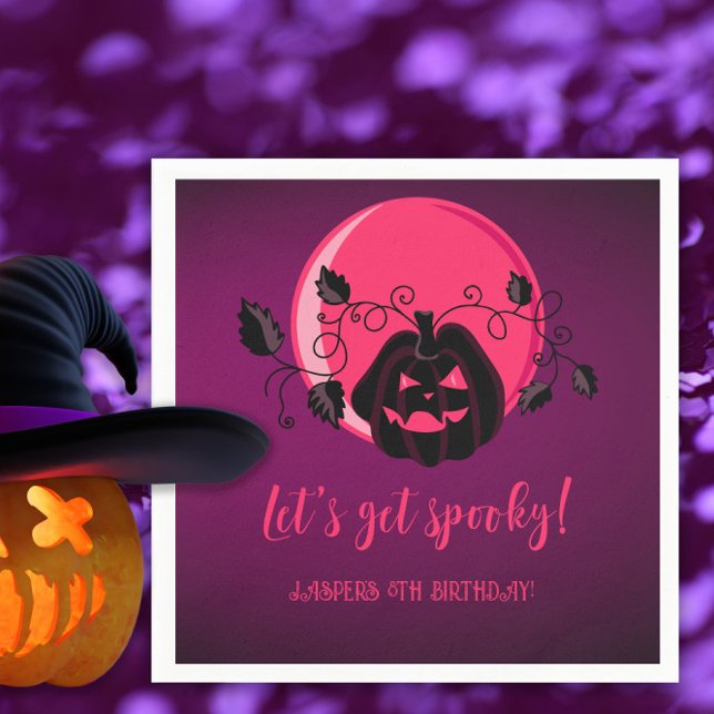 Guardanapo De Papel Vamos fica assustado no dia das bruxas qualquer Fe (Criador carregado)