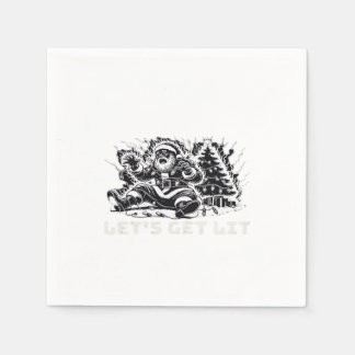 Guardanapo De Papel Vamos Fica Engraçado Visibilidade de Natal Clássic