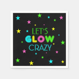 Guardanapo De Papel Vamos Glow Crazy Party Napkins