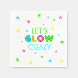 Guardanapo De Papel Vamos Glow Crazy Party Napkins