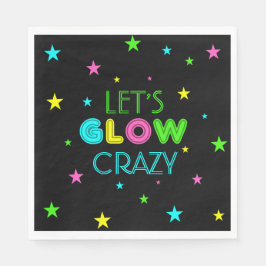 Guardanapo De Papel Vamos Glow Crazy Party Napkins