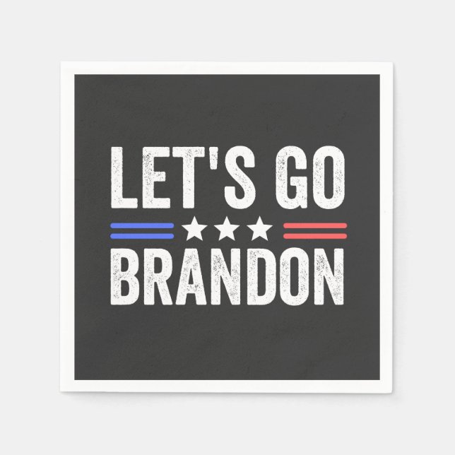 Guardanapo De Papel Vamos Go Brandon (Frente)