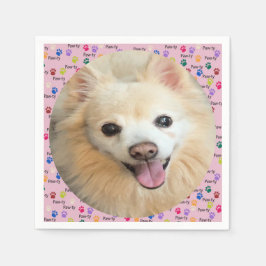 Guardanapo De Papel Vamos, Paw-ty! Cachorro Personalizado
